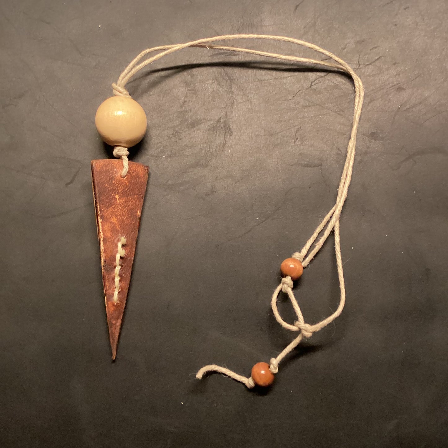 Cream Star Needle Pendant