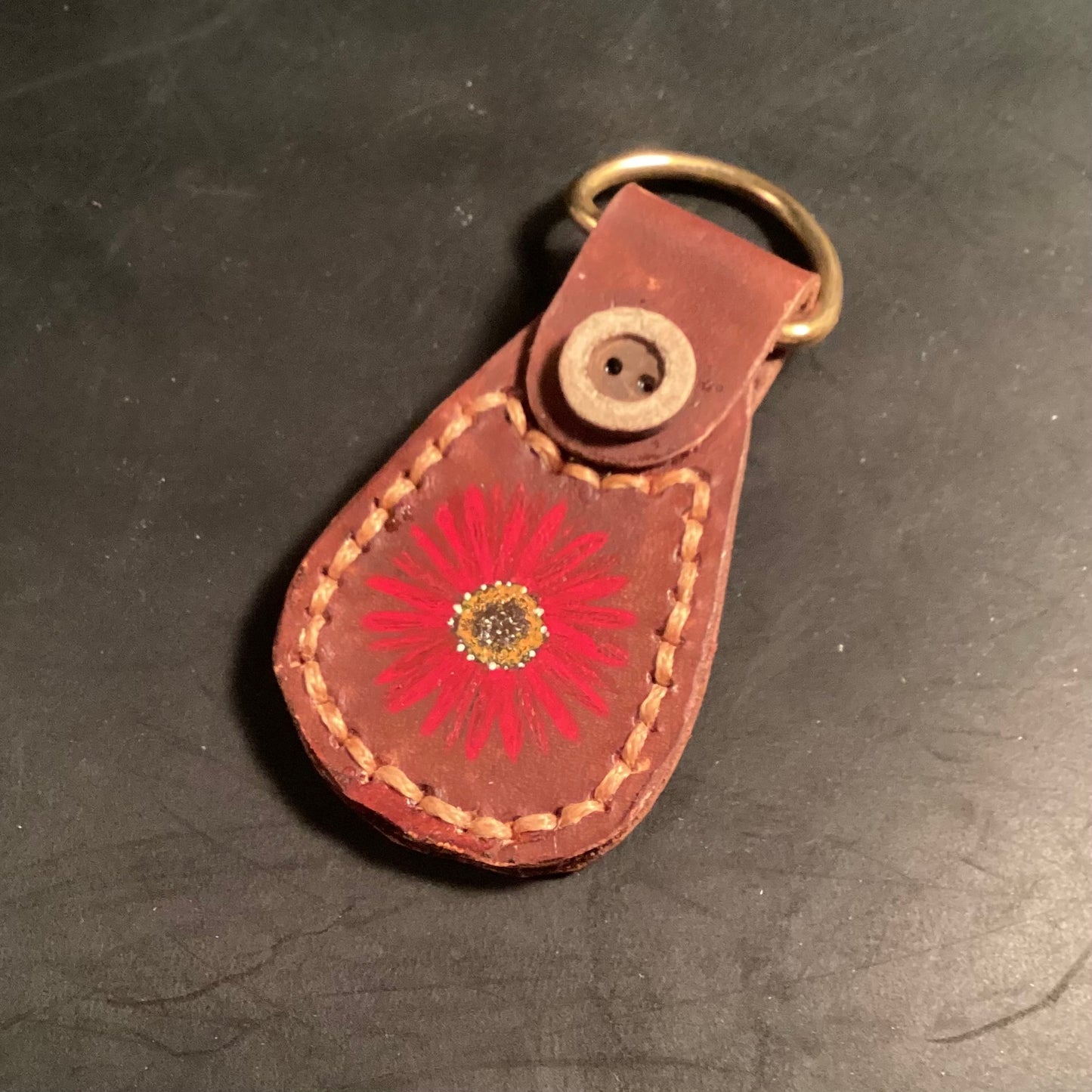 African Daisy Keychain