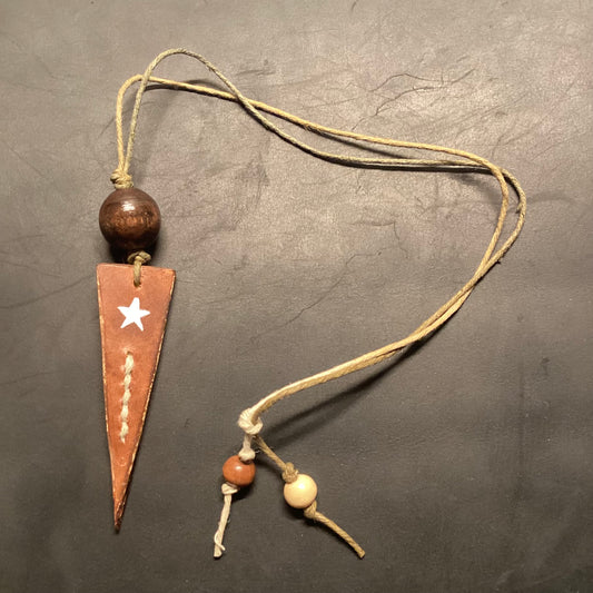 White Star Needle Pendant