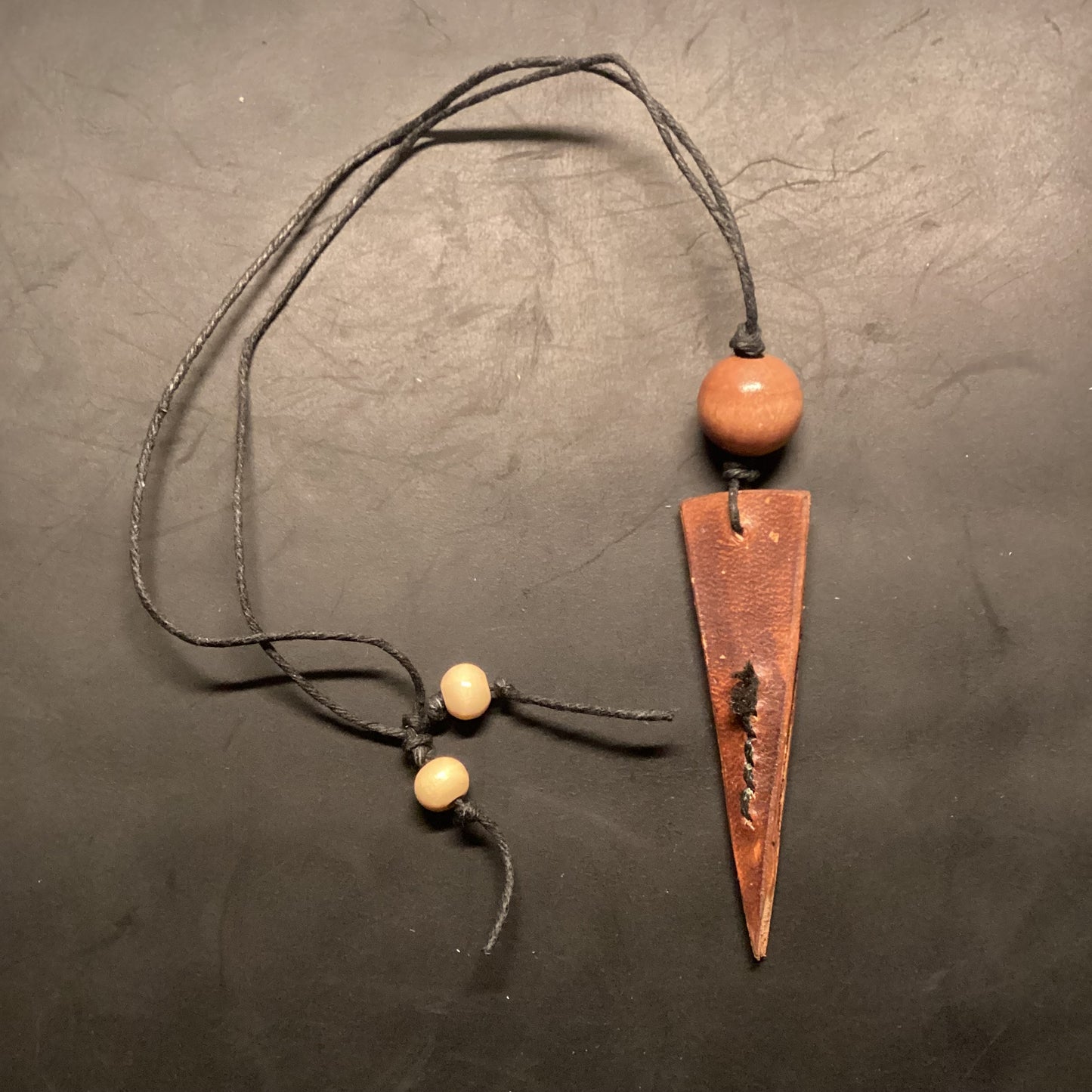 Black Star Needle Pendant