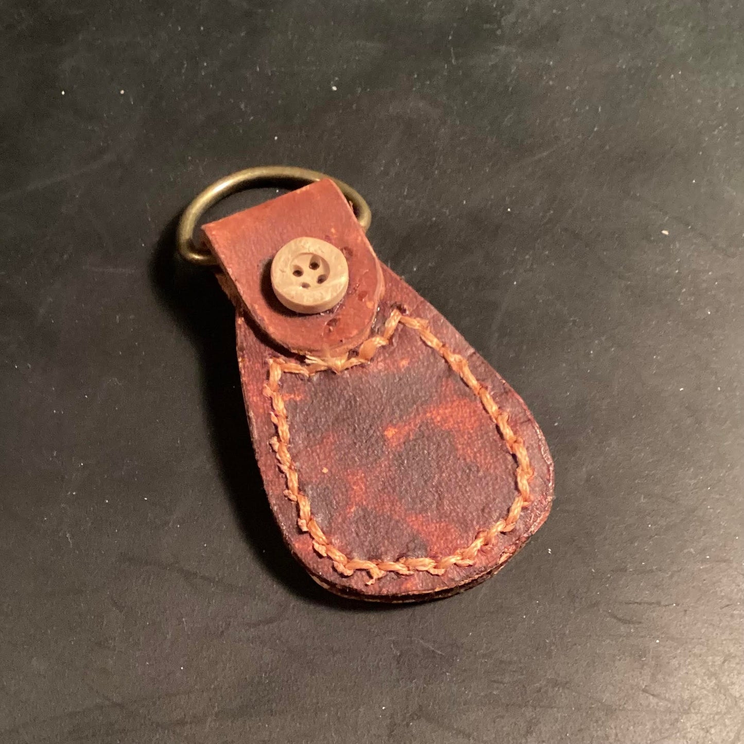 Petra Leather Keychain