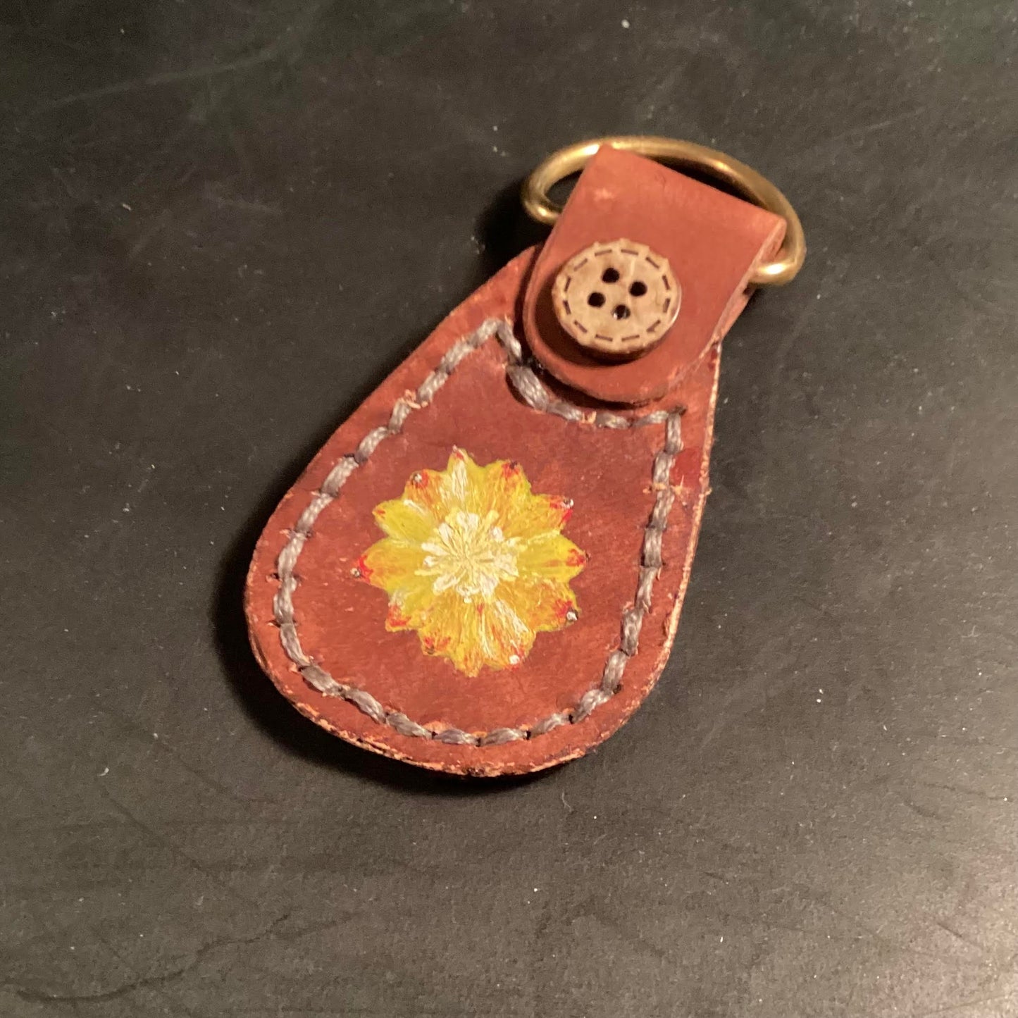 Smooth Prickly Pear Keychain